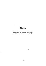 Cover of: Nein