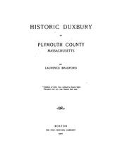 Cover of: Historic Duxbury in Plymouth county, Massachusetts