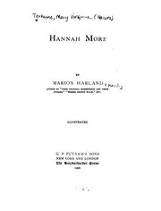 Cover of: Hannah More