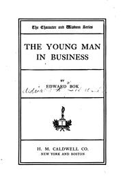Cover of: The young man in business