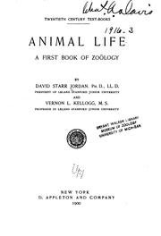 Cover of: Animal life: a first book of zoölogy