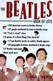 Cover of: The Beatles Book Of Lists