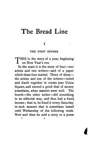 Cover of: The bread line: a story of a paper