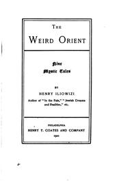 Cover of: weird Orient: nine mystic tales