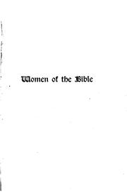 Cover of: Women of the Bible by by eminent divines.