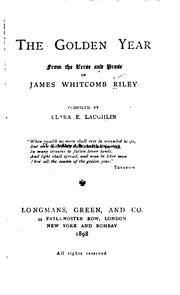 Cover of: The golden year: from the verse and prose of James Whitcomb Riley