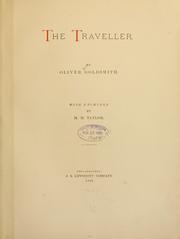 The traveller by Oliver Goldsmith