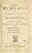 Cover of: The Workes of Benjamin Jonson
