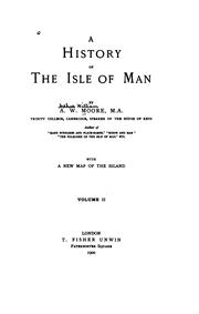 Cover of: A history of the Isle of Man