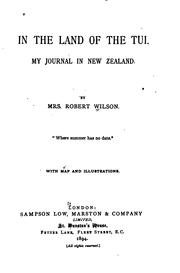 Cover of: In the land of the tui.: My journal in New Zealand.