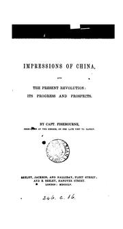 Cover of: Impressions of China by Edmund Gardiner Fishbourne