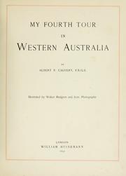 Cover of: My fourth tour in Western Australia