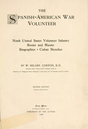 Cover of: The Spanish-American War volunteer by W. Hilary Coston