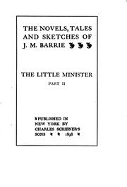 Cover of: The novels, tales, and sketches of J.M. Barrie ...