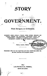 Cover of: Story of government. by Henry Austin
