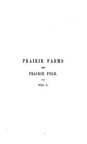 Cover of: Prairie farms and prairie folk.
