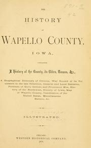 Cover of: The history of Wapello County, Iowa by 