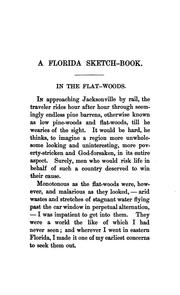 Cover of: A Florida sketch-book