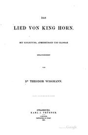 Cover of: Das Lied von King Horn.