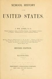 Cover of: School history of the United States.
