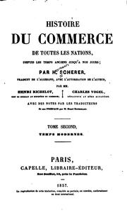 Cover of: Histoire du commerce de toutes les nations: dupuis les temps anciens jusqu'à nos jours