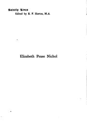 Cover of: Elizabeth Pease Nichol