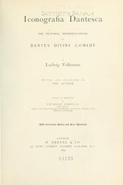 Cover of: Iconografia dantesca: the pictorial representations to Dante's Divine comedy