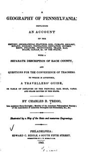A geography of Pennsylvania by Charles B. Trego