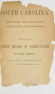 Cover of: South Carolina