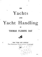 Cover of: On yachts and yacht handling