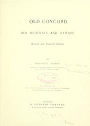 Cover of: Old Concord | Margaret Sidney