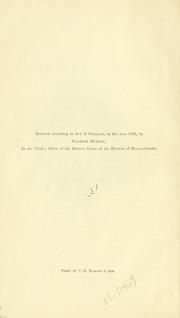 Cover of: History of the town of Lexington, Middlesex County, Massachusetts, from its first settlement to 1868, with a genealogical register of Lexington families.