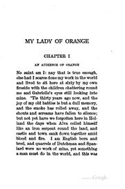 My lady of Orange by H. C. Bailey