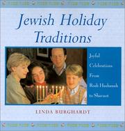 Cover of: Jewish Holiday Traditions by Linda Burghardt