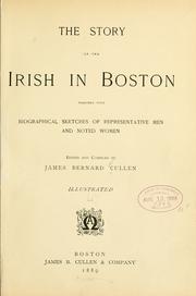 Cover of: The story of the Irish in Boston