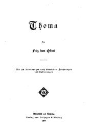 Cover of: Thoma