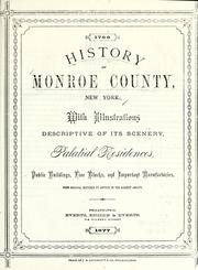 Cover of: ... History of Monroe county, New York