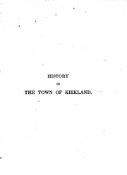 History of the town of Kirkland, New York by A. D. Gridley