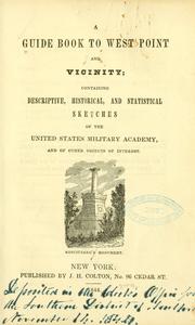 Cover of: A guide book to West Point and vicinity. by 