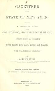 Cover of: Gazetteer of the State of New York by J. H. French