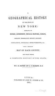 Cover of: Geography of the state of New York. by Joseph H. Mather