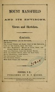 Mount Mansfield and its environs by H.P. Moore (Firm)