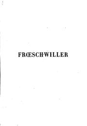 Cover of: Froeschwiller. by Henri Bonnal