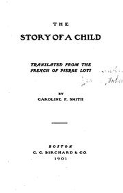 Cover of: The story of a child