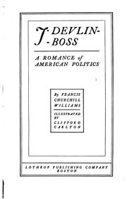 Cover of: J. Devlin-- boss by Williams, Francis Churchill, Williams, Francis Churchill