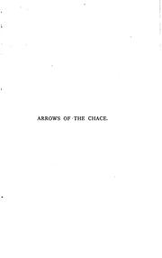 Cover of: Arrows of the chace by John Ruskin
