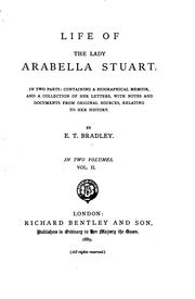 Cover of: Life of the Lady Arabella Stuart