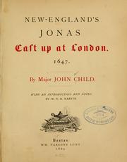New-England's Jonas cast up at London by Child, John Major