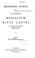 Cover of: Bibliographia liturgica.