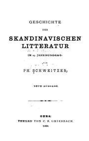 Cover of: Geschichte der skandinavischen litteratur.